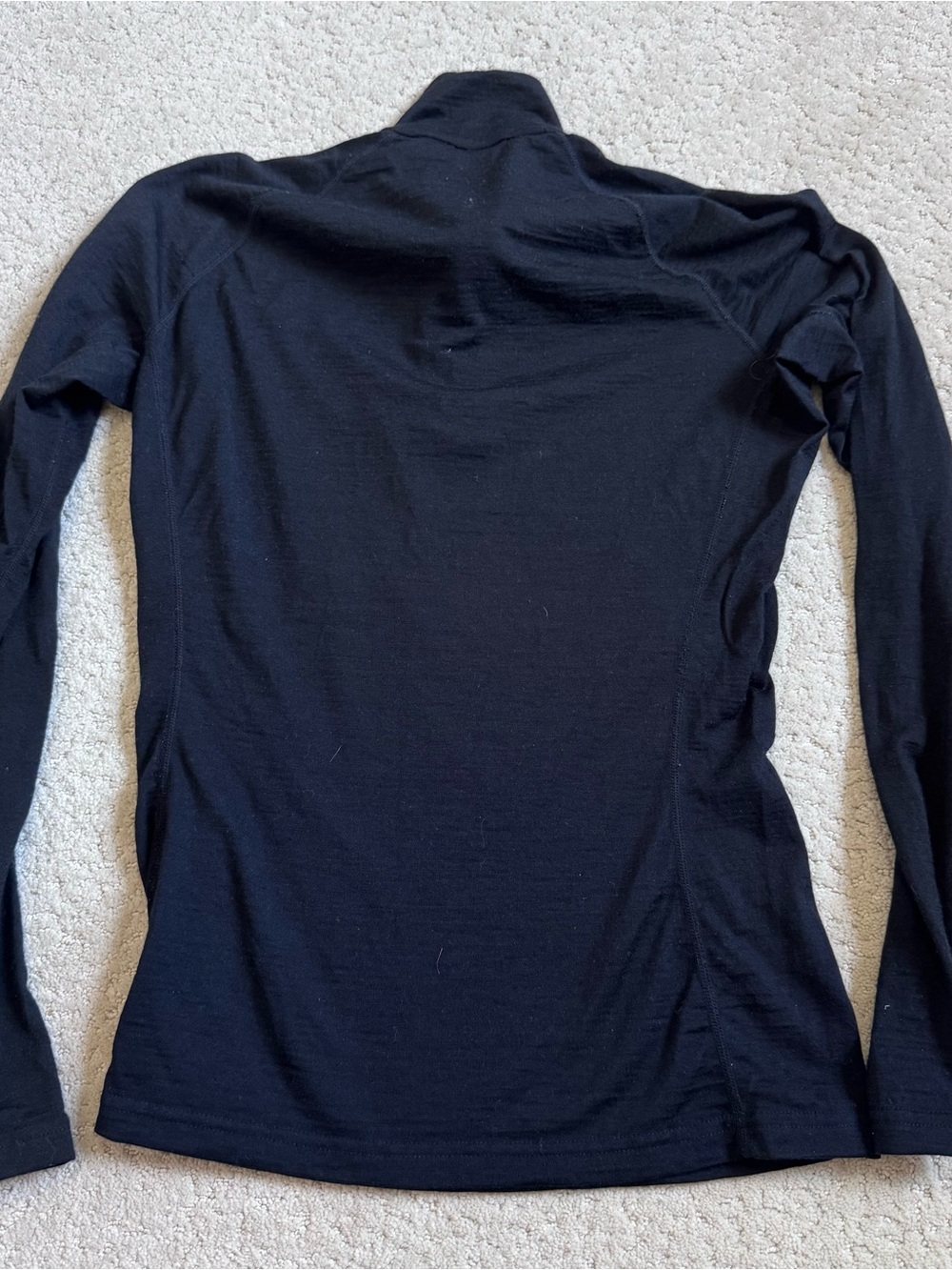 Icebreaker Bodyfit 200 Pure Merino Wool 1/4 Zip Base Layer Top Women's Large - Picture 9 of 9